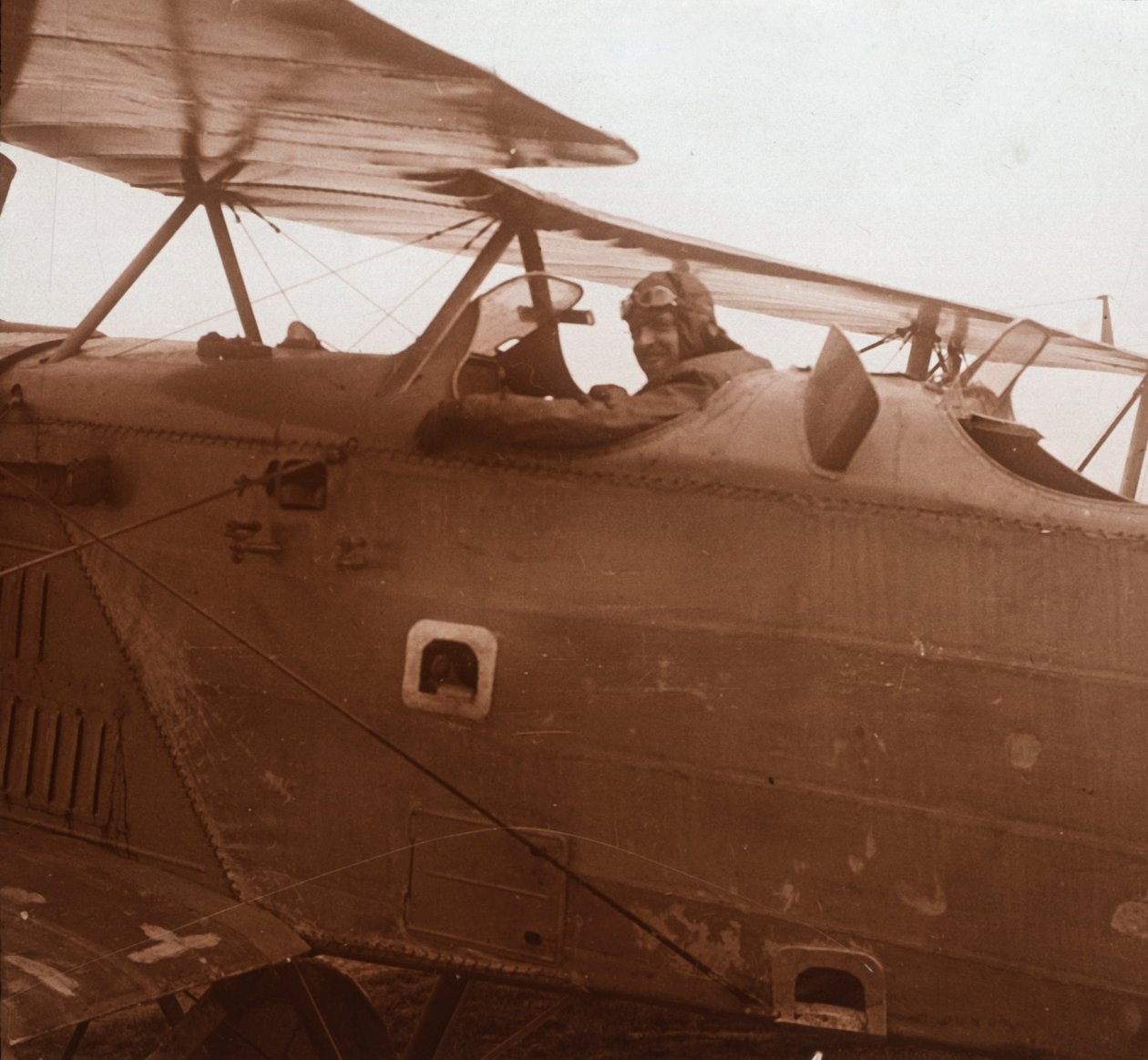 Breguet biplan tar av, c1914-c1918 av Unbekannt