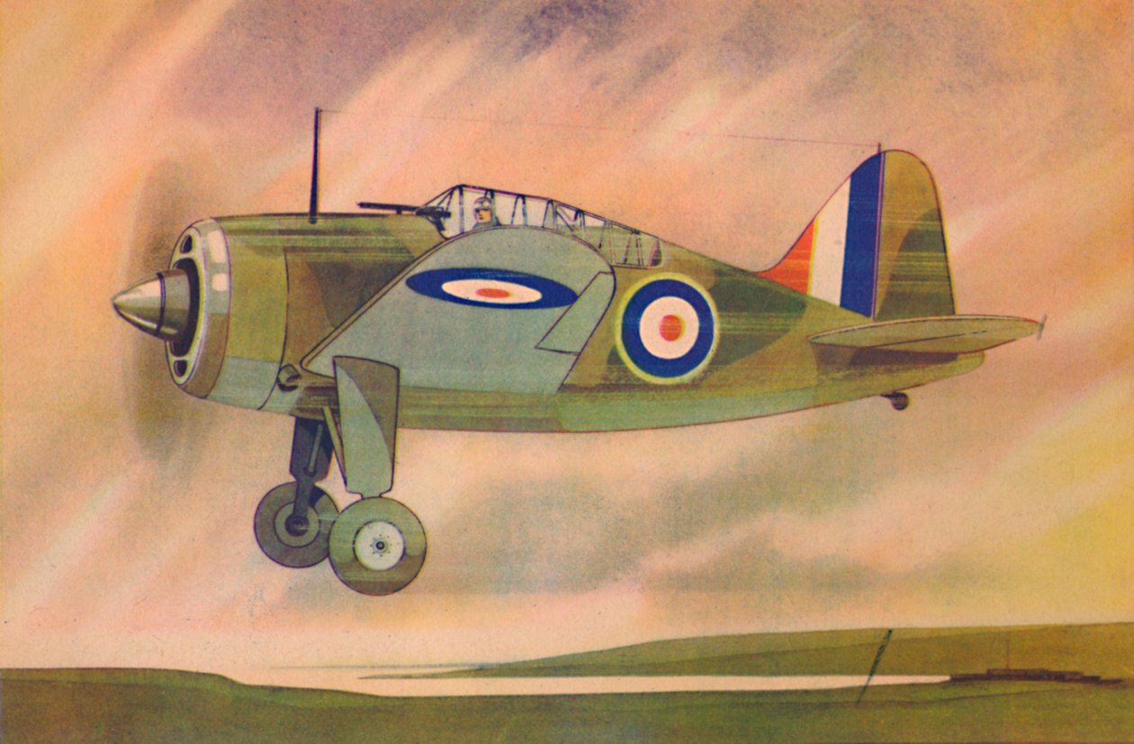 Brewster Buffalo Fighter Monoplane, c1944. av Unbekannt