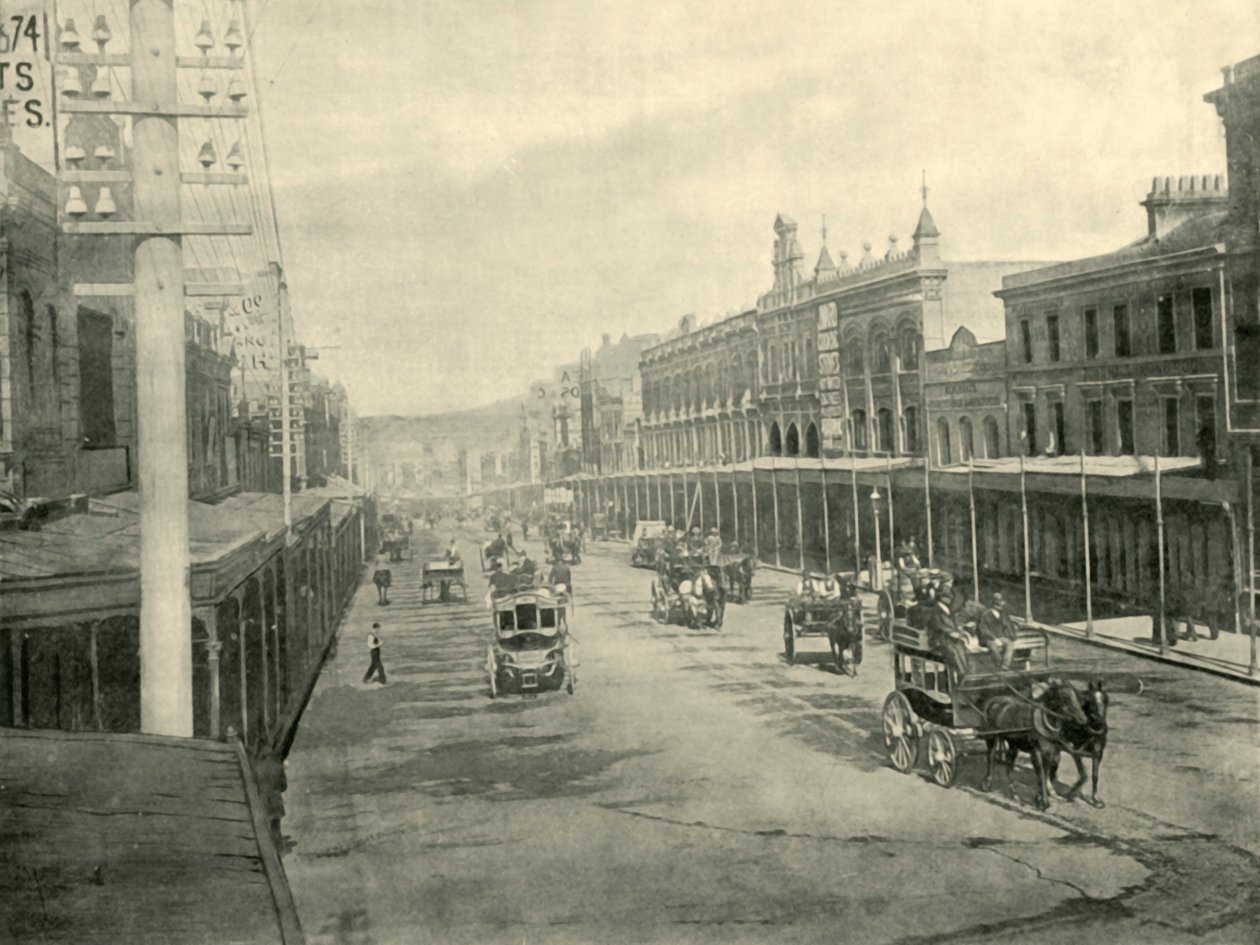 Brickfield Hill, Sydney, 1901. av Unbekannt
