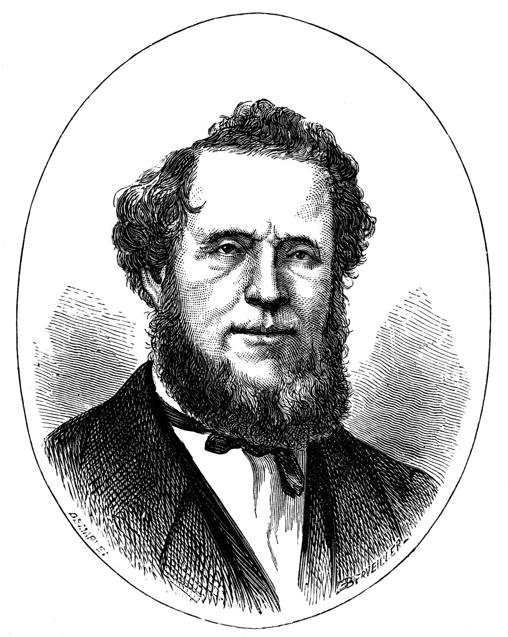 Brigham Young, amerikansk mormonleder, c1870 av Unbekannt