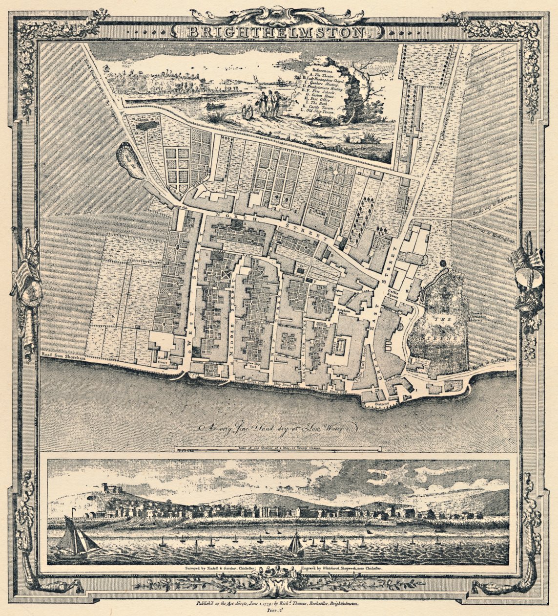 Brighthelmston, c1779, 1939 av Unbekannt