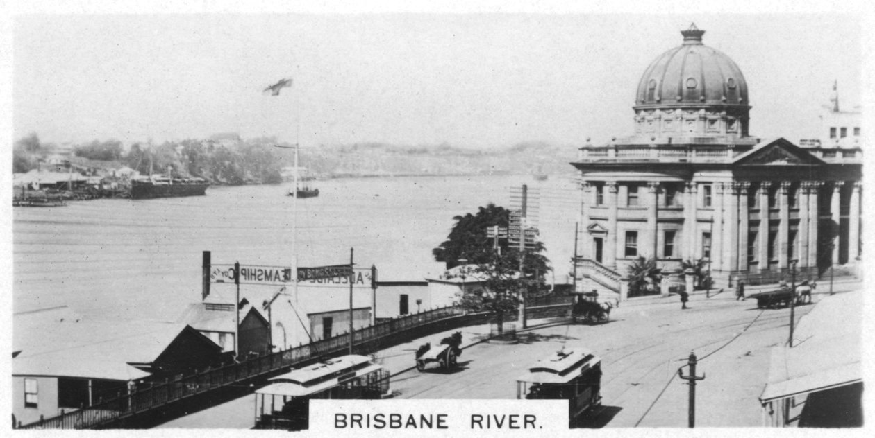 Brisbane River, Queensland, Australia, 1928 av Unbekannt