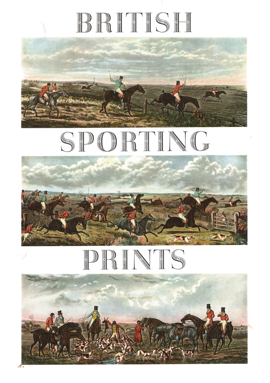 British Sporting Prints, c1955. av Unbekannt
