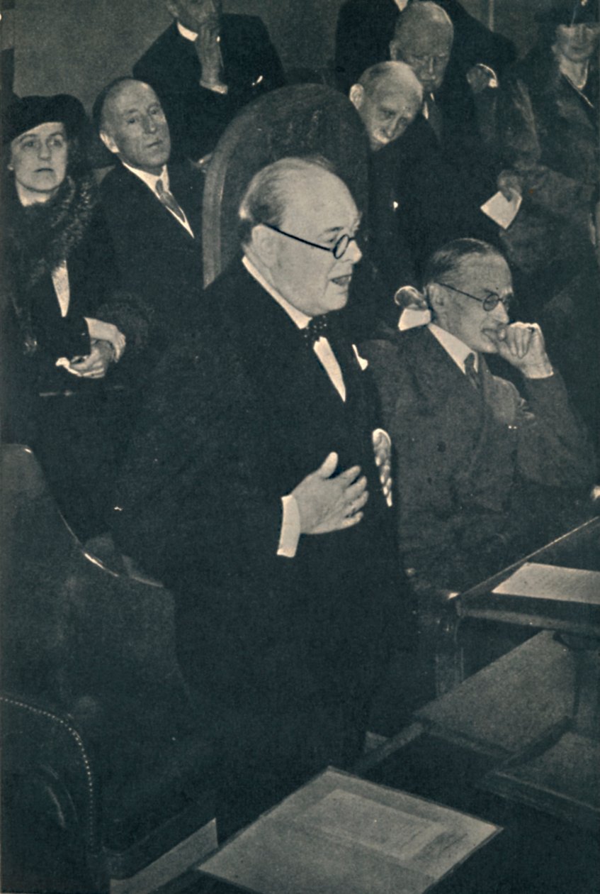 Kringkasting til imperiet og Amerika, c1945. av Unbekannt