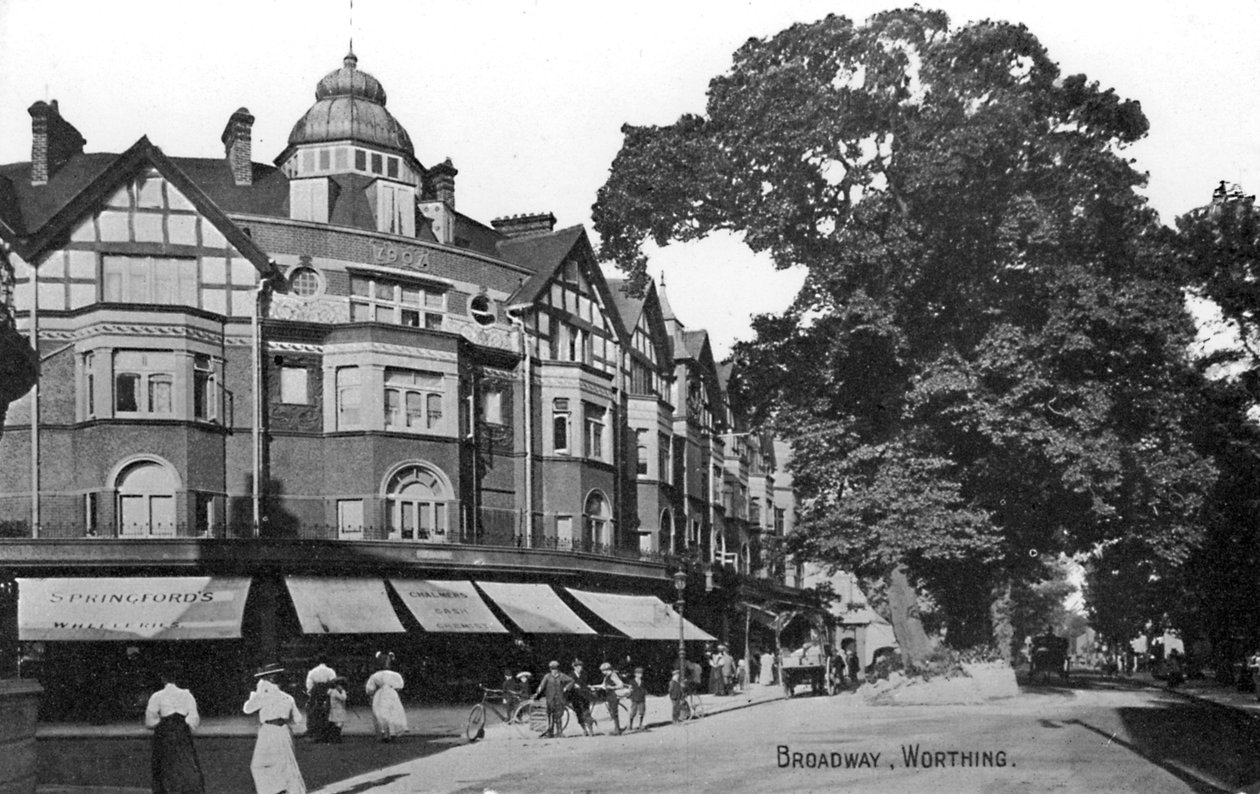 Broadway, Worthing, West Sussex, c1900-c1920s av Unbekannt