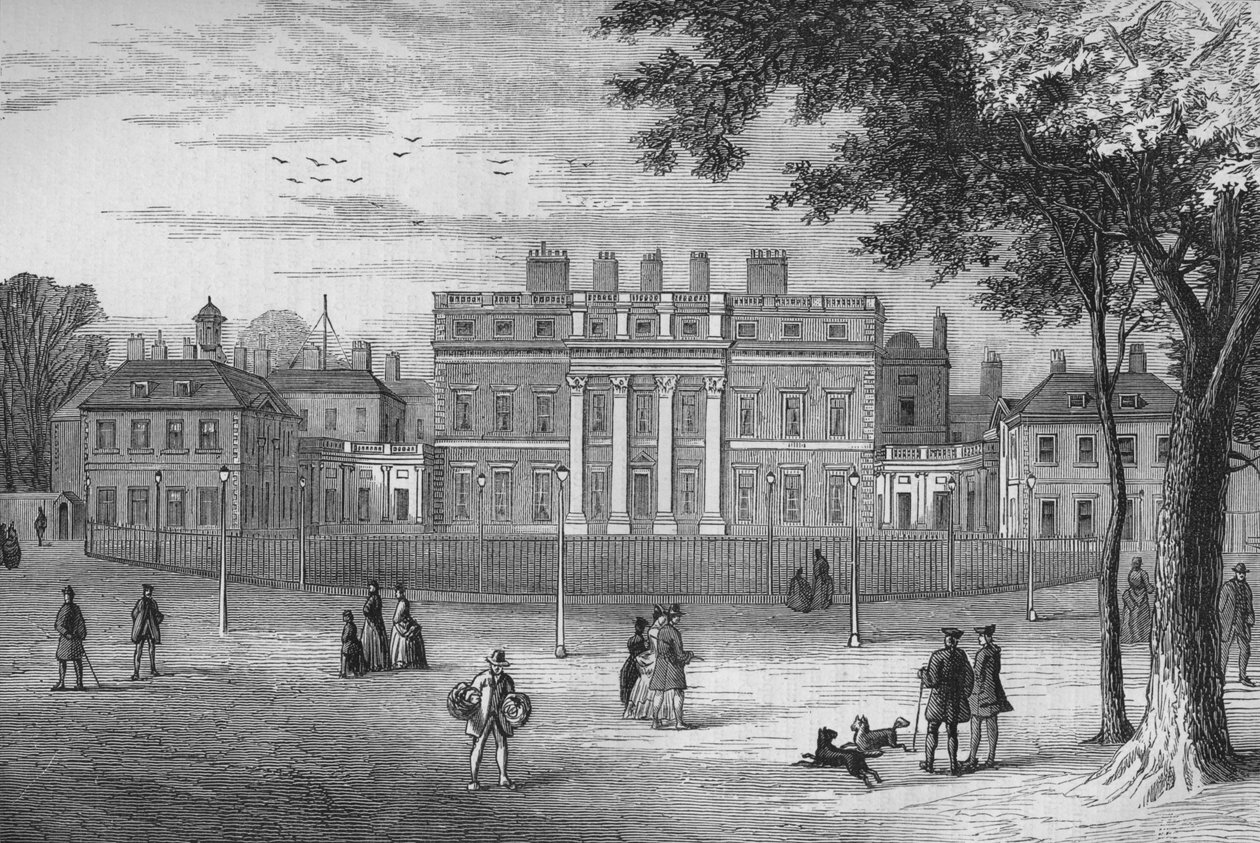 Buckingham House, Westminster, London, i 1775, c1875 1878 av Unbekannt