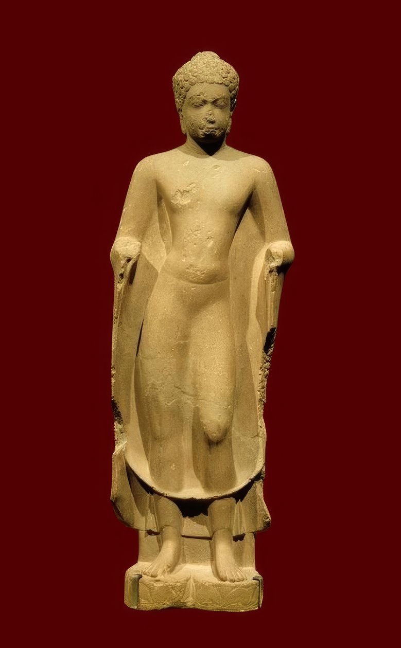 Buddha kambodsjansk, pre-Angkor-periode, 7. århundre av Unbekannt