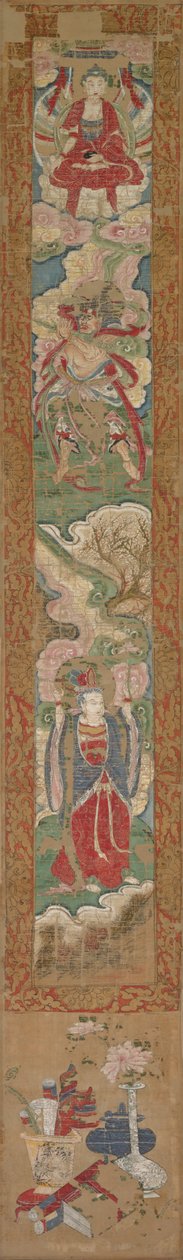 Buddhistpanel, 1300-tallet. av Unbekannt