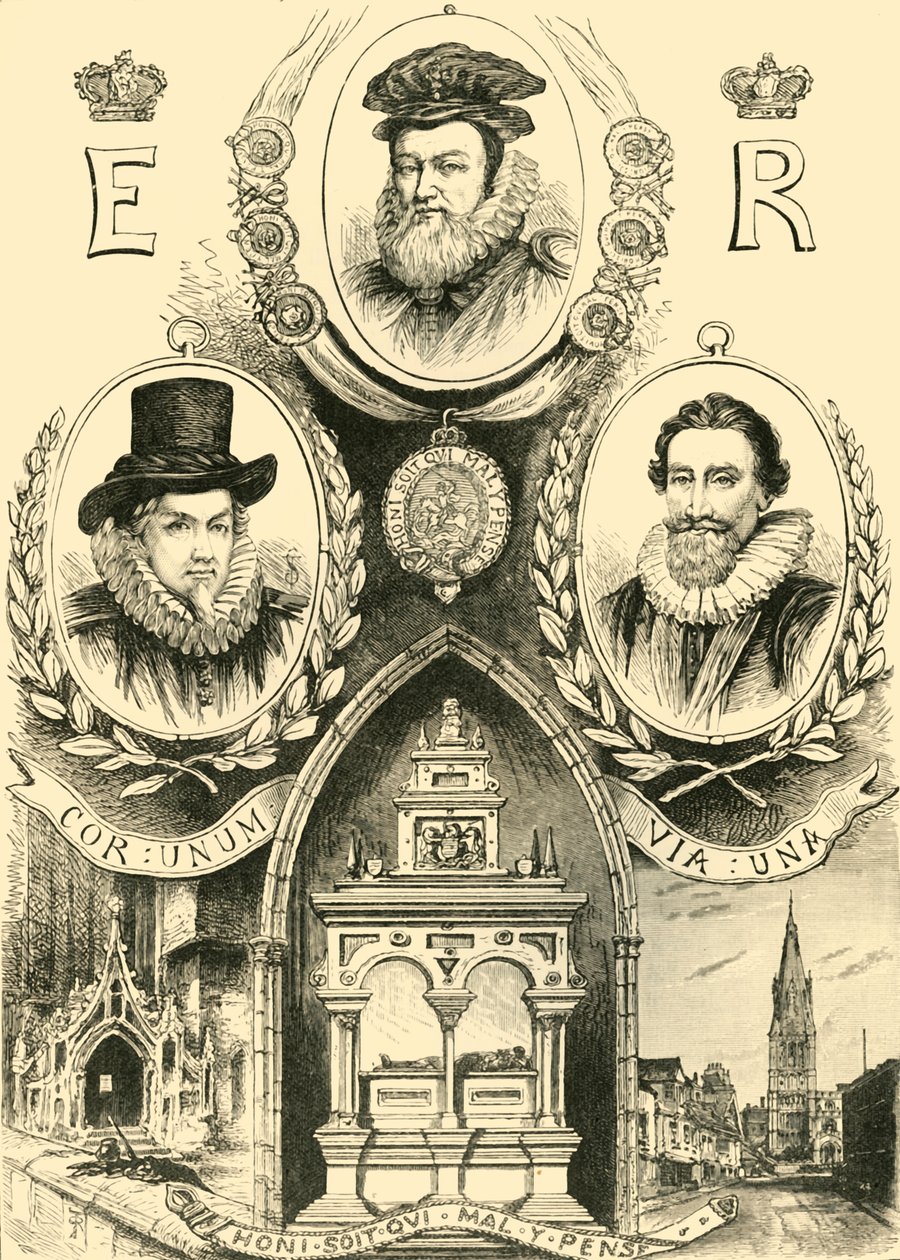Burghley-portretter, 1898. av Unbekannt