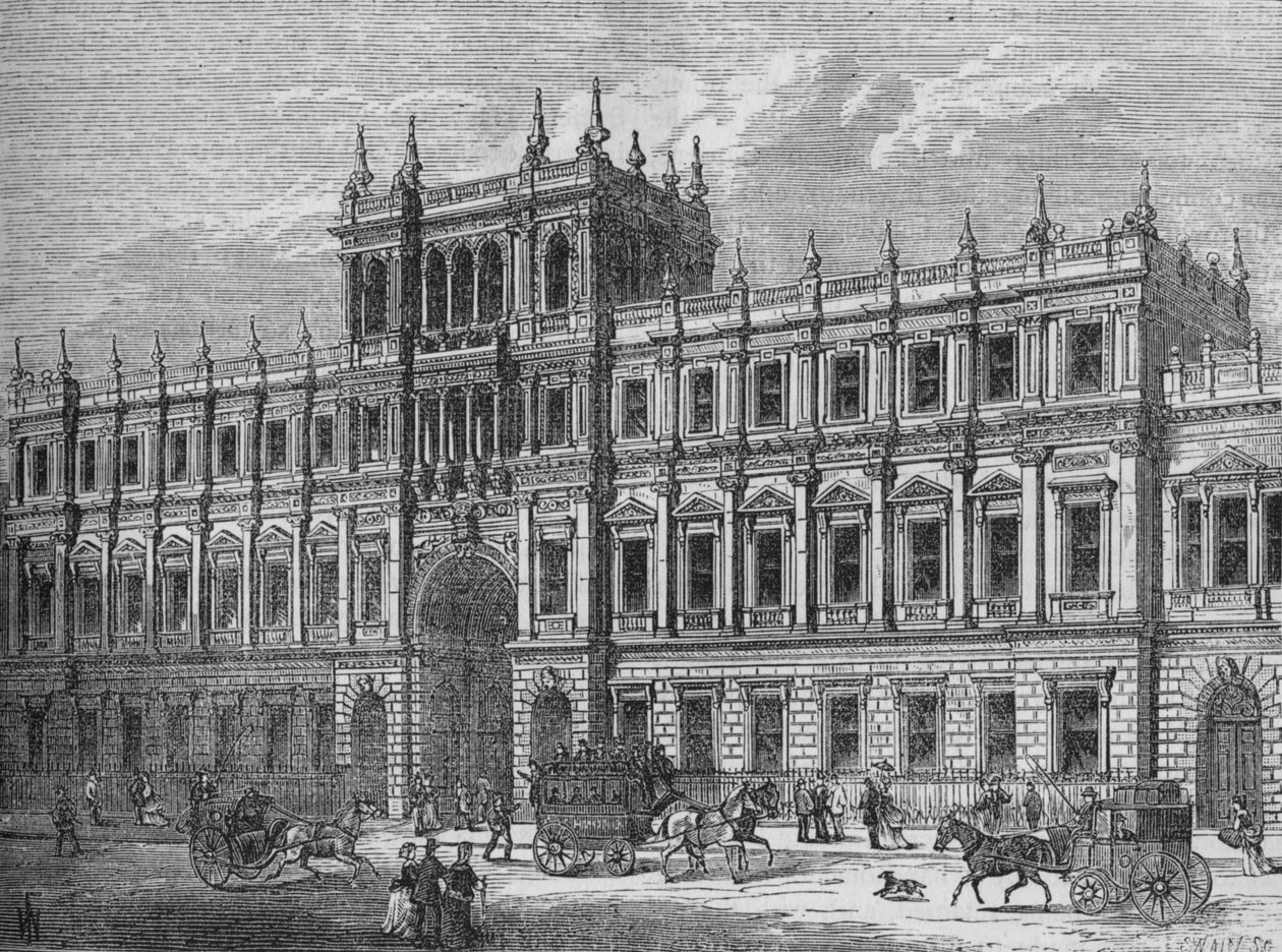 Burlington House, Westminster, London, 1875 1878 av Unbekannt