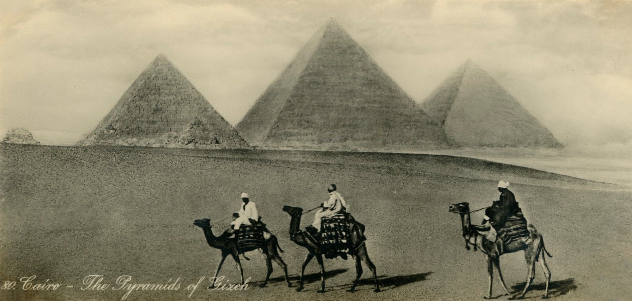Kairo: Pyramidene i Gizeh, c1918-c1939. av Unbekannt