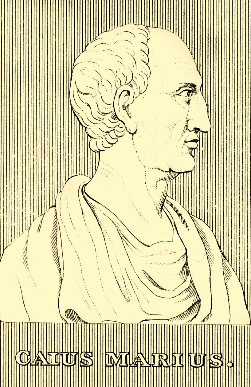 Caius Marius, 157 f.Kr. - 86 f.Kr., 1830. av Unbekannt