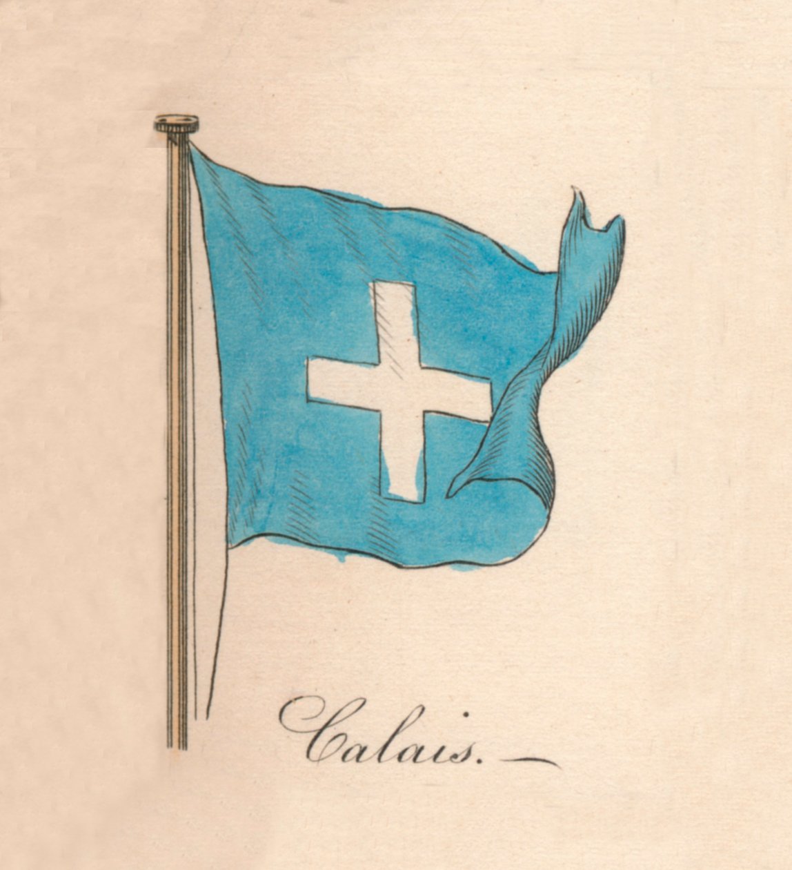 Calais, 1838 av Unbekannt