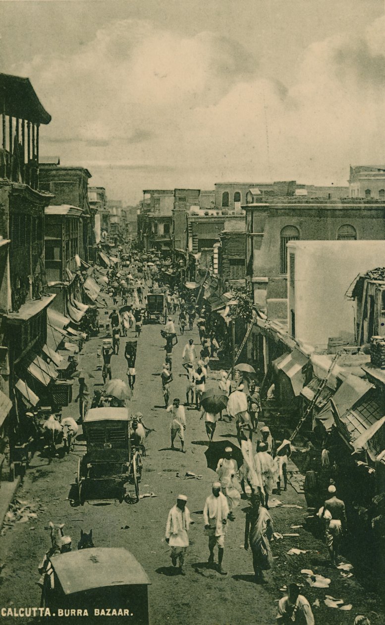 Calcutta. Burra Bazaar, 1910. av Unbekannt
