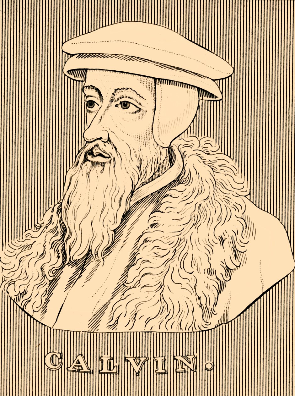 Calvin, 1509-1564, 1830. av Unbekannt