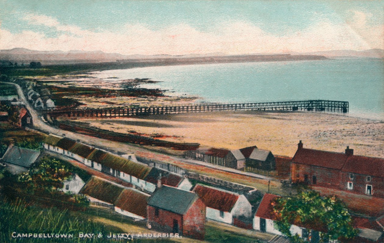 Campbelltown Bay & Jetty Ardersier, c1930. av Unbekannt