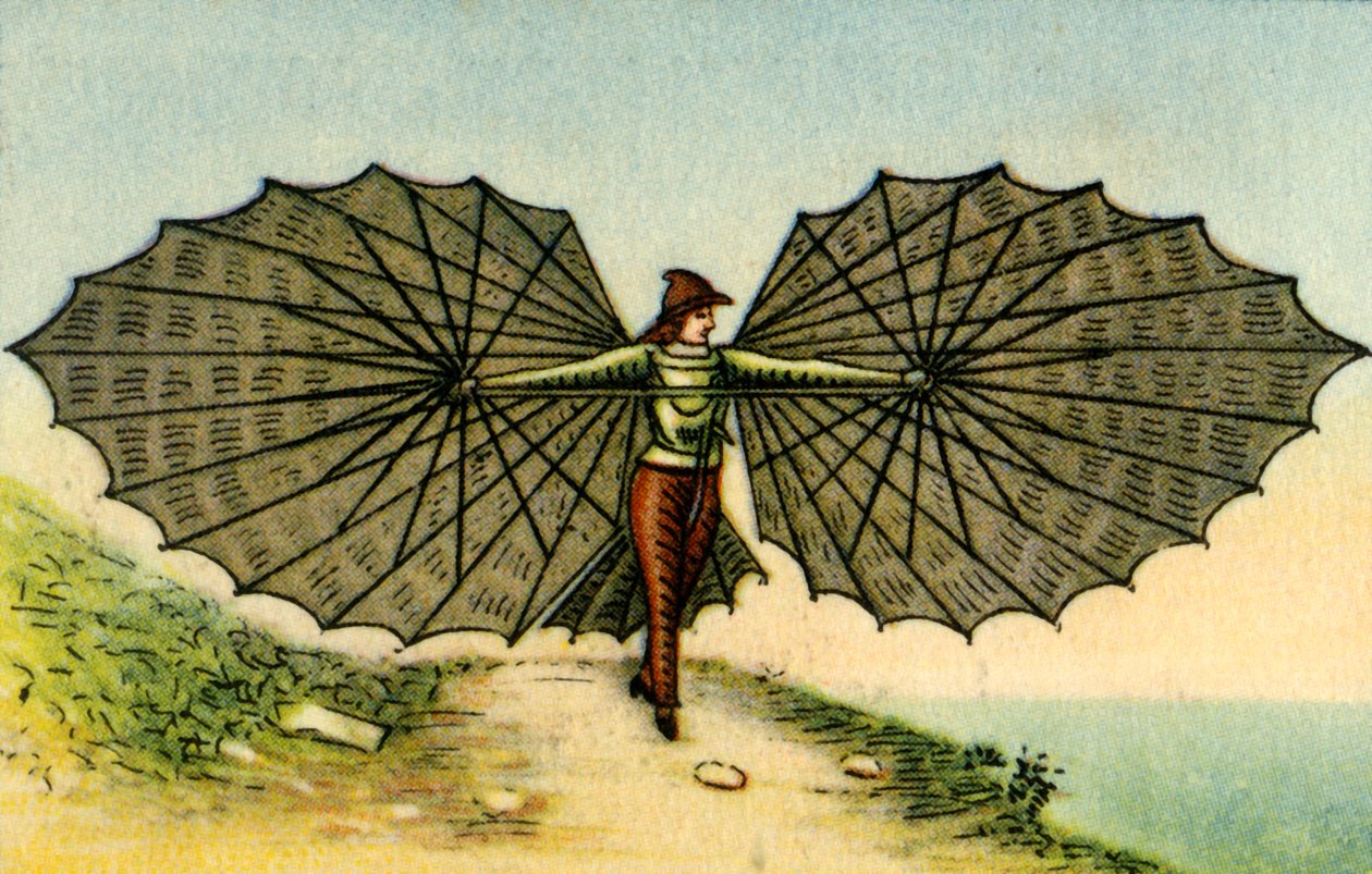 Caprettis flyvemaskin, 1877, 1932. av Unbekannt