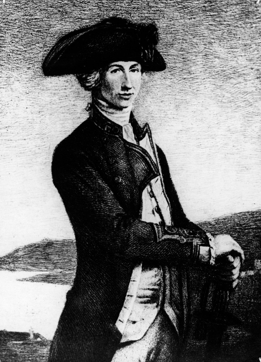 Kaptein Horatio Nelson, 1777-1781, 1800-tallet av Unbekannt