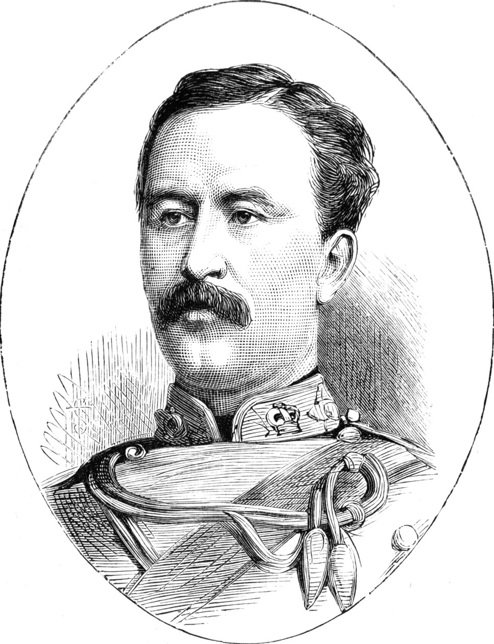 Kaptein The Hon. E.V. Wyatt-Edgell, c1880 av Unbekannt