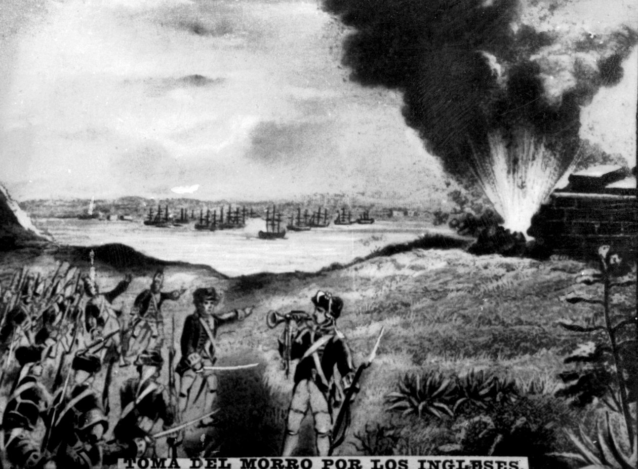Capture of the Morro, 1763, 1920-tallet av Unbekannt