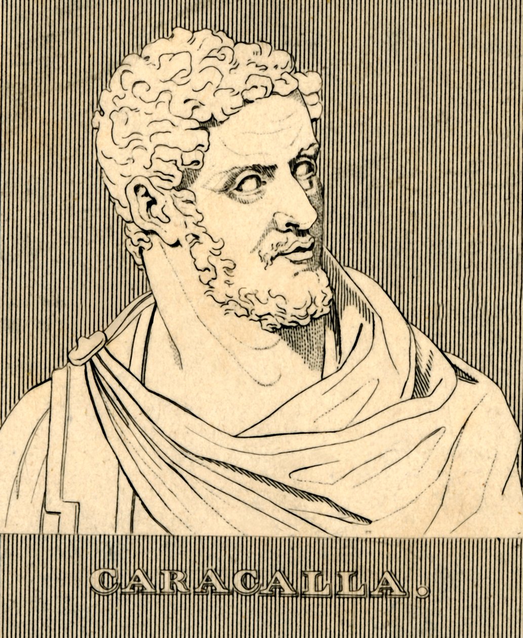 Caracalla, 188-217 e.Kr., 1830. av Unbekannt