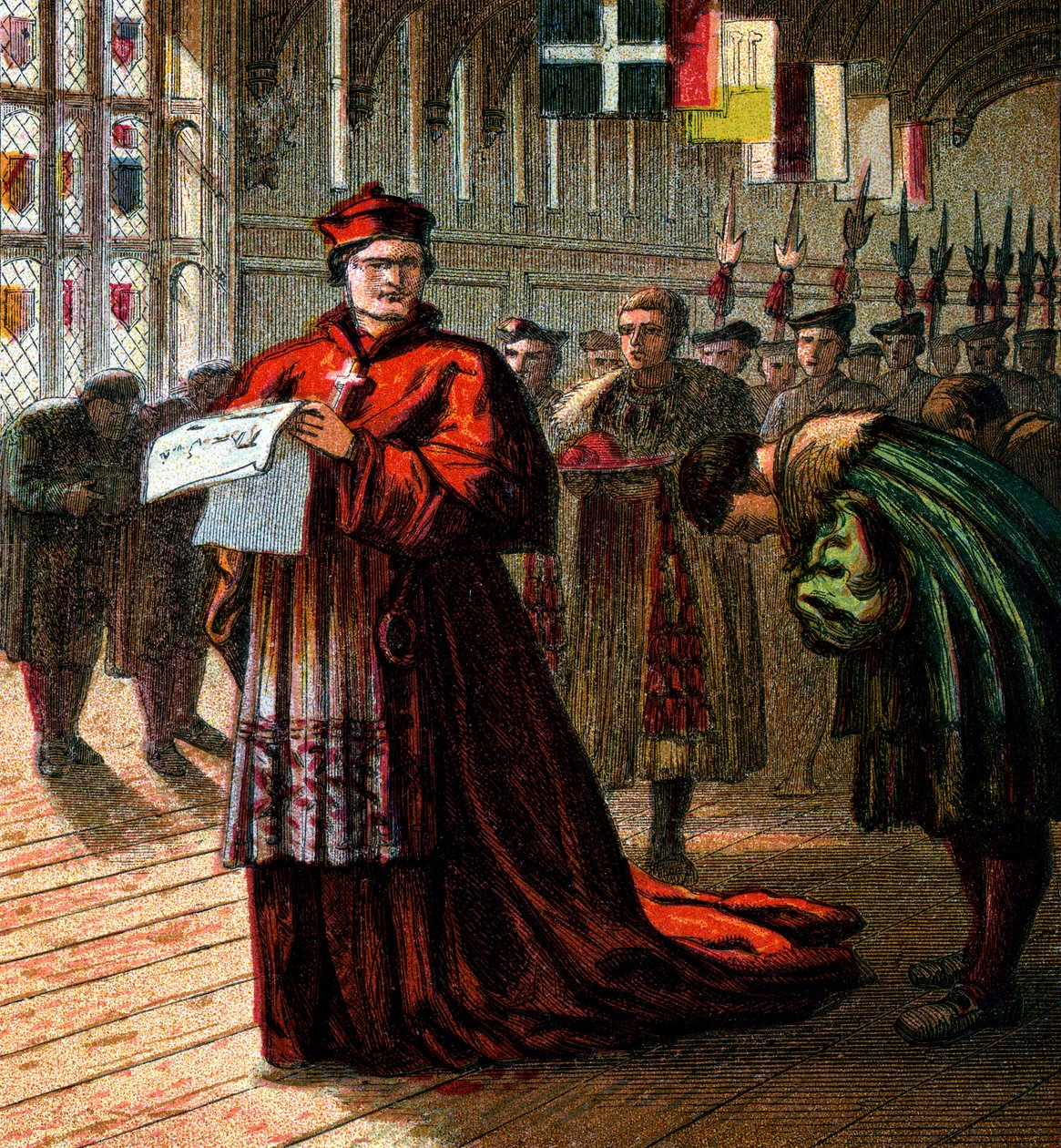 Kardinal Wolsey, c1850 av Unbekannt