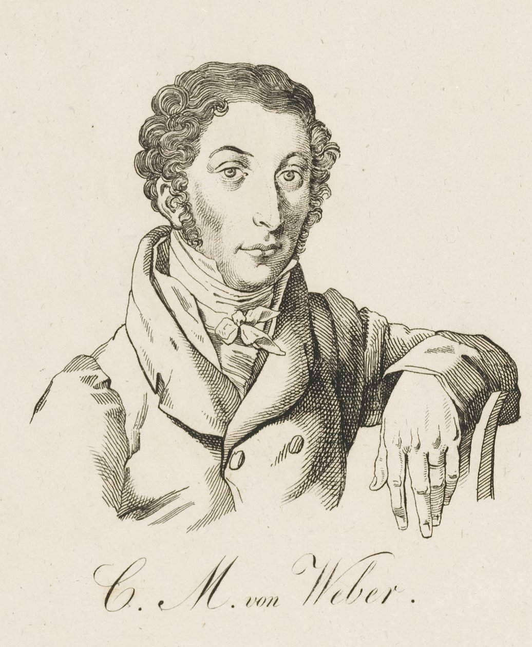 Carl Maria von Weber 1786-1826, etter 1821. av Unbekannt