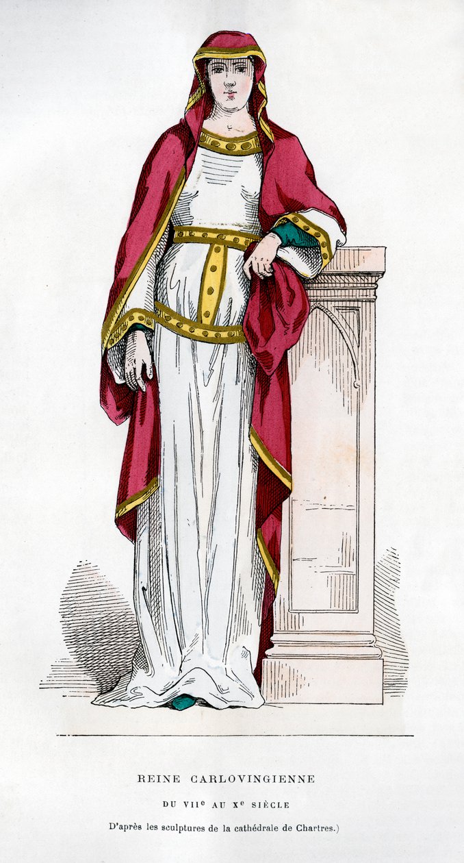 Karolingisk dronning, 7.-10. århundre 1882-1884 av Unbekannt