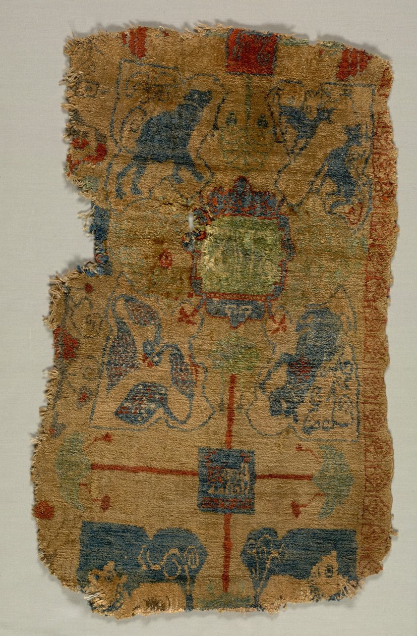 Teppefragment, ca. 1400-tallet. av Unbekannt