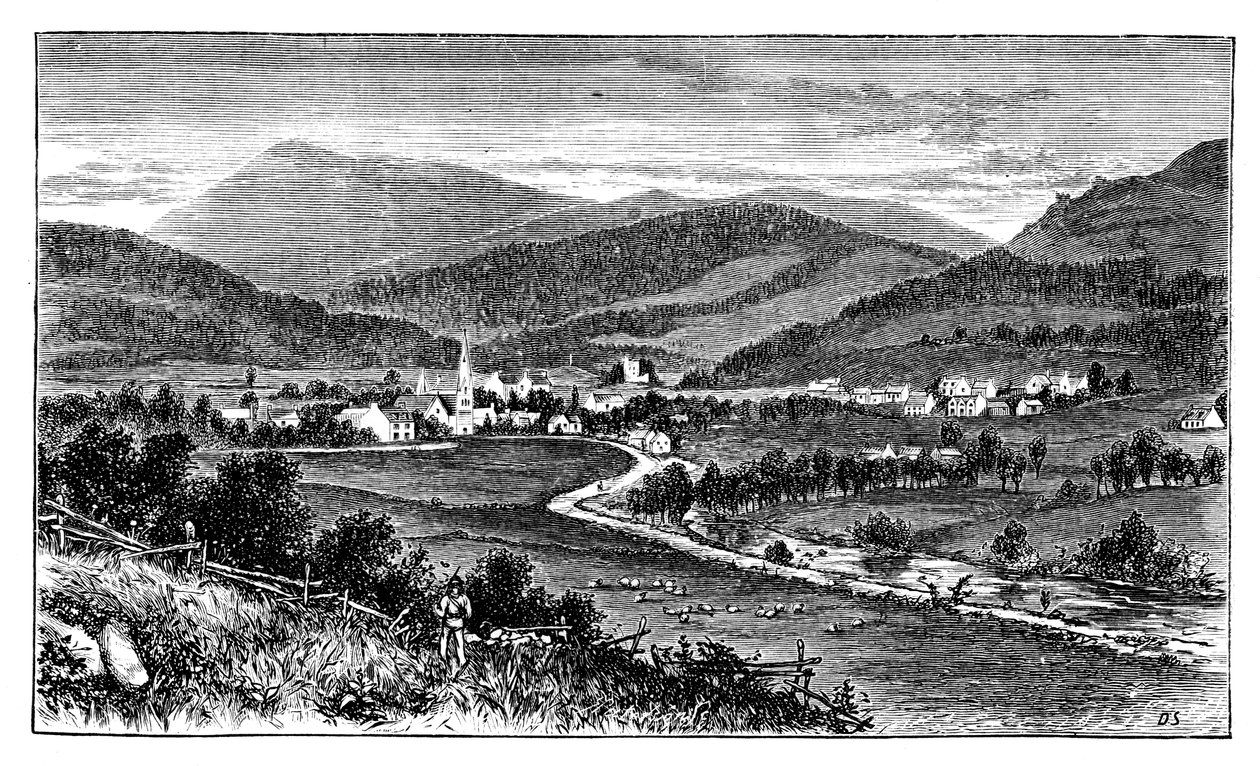 Castleton of Braemar, Skottland, c1888 av Unbekannt
