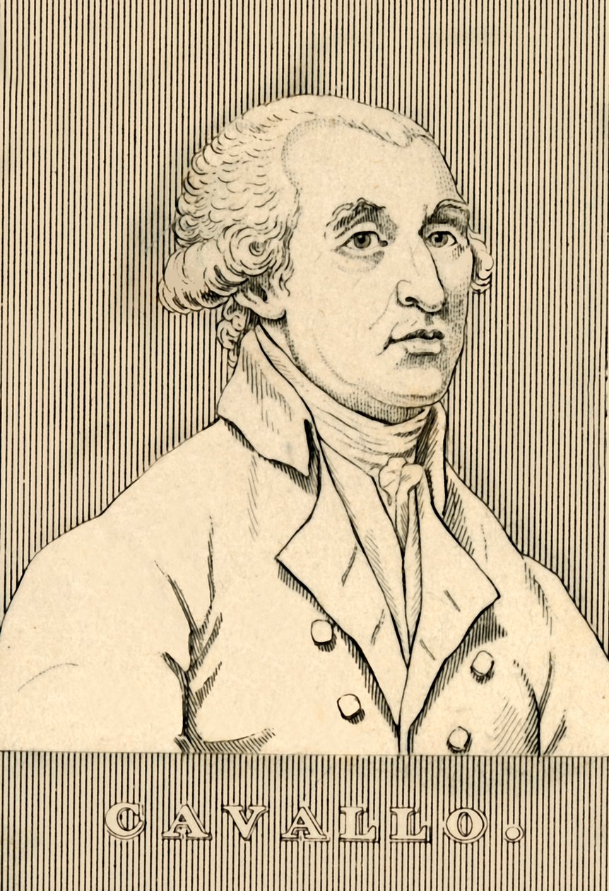Cavallo, 1749-1809, 1830. av Unbekannt