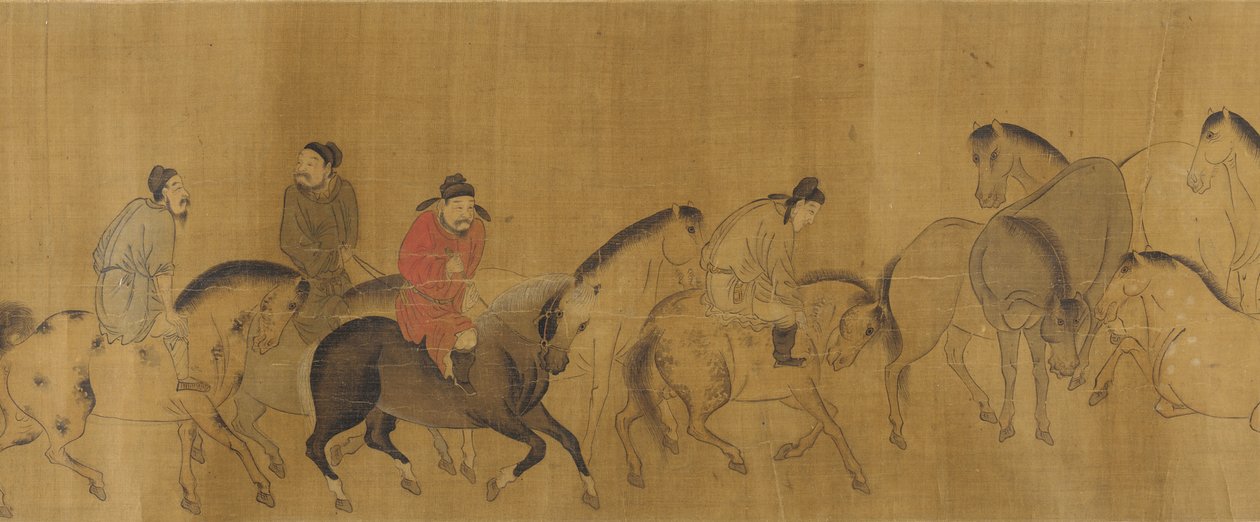 Himmelske hester, sent Ming-dynastiet, 1600-tallet. av Unbekannt