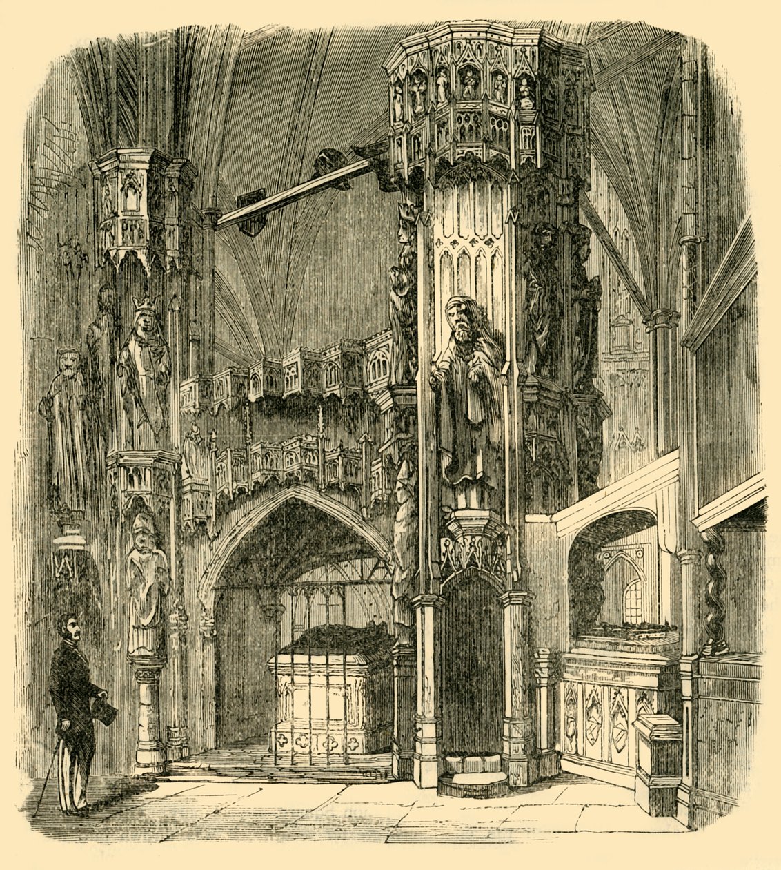 Chantry av Henry V, 1881. av Unbekannt