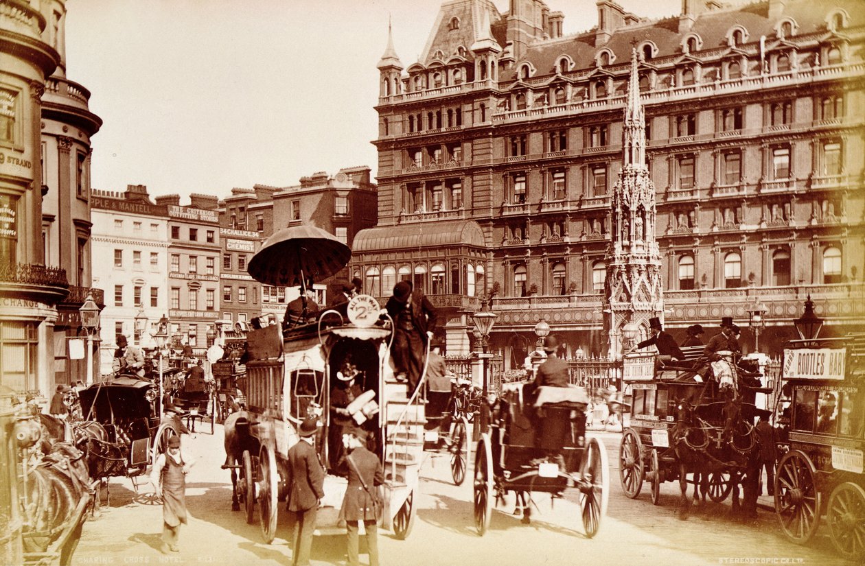 Charing Cross, London, ca 1900 av Unbekannt