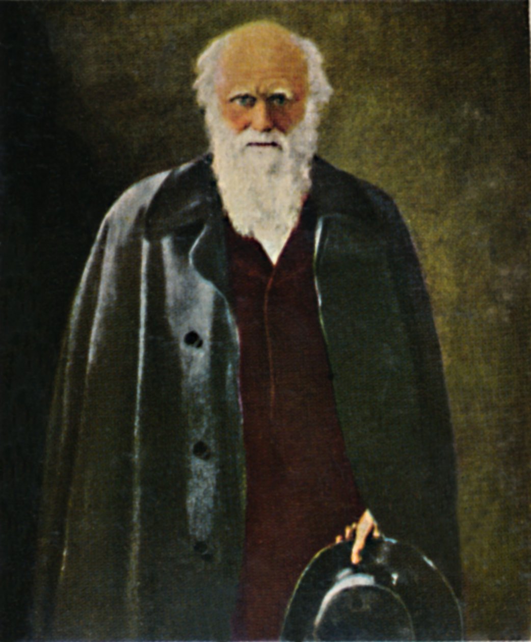 Charles Darwin 1809-1882. - Maleri av Collier, 1934. av Unbekannt
