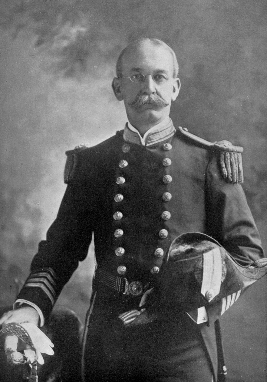 Charles Dwight Sigsbee , amerikansk sjøoffiser, 1898 av Unbekannt