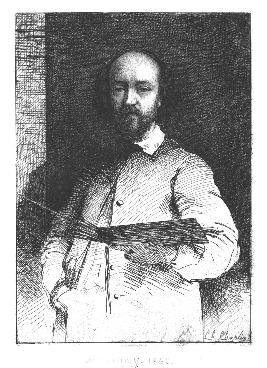 Charles François Daubigny, 1862. av Unbekannt