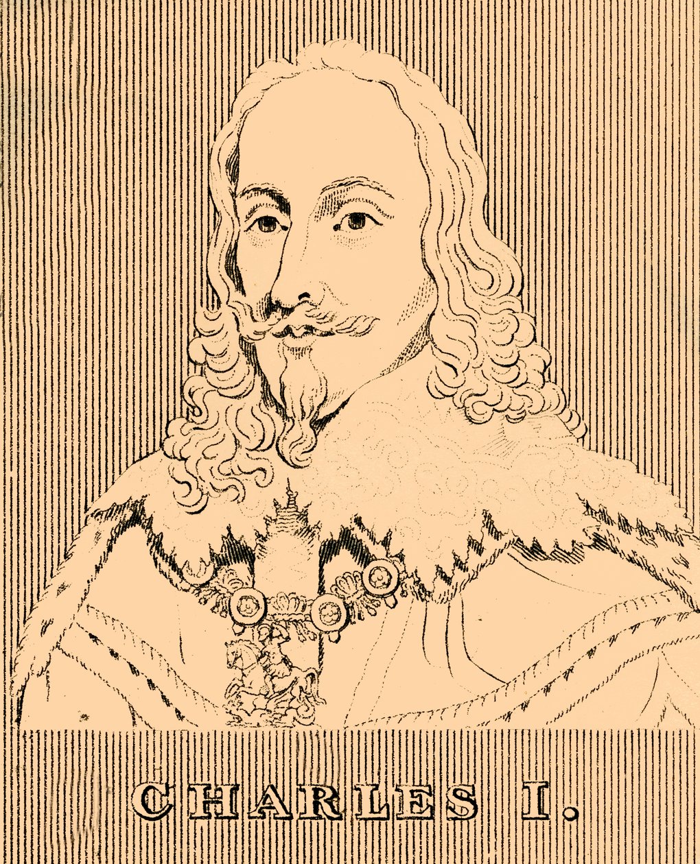 Charles I, 1600-1649, 1830. av Unbekannt