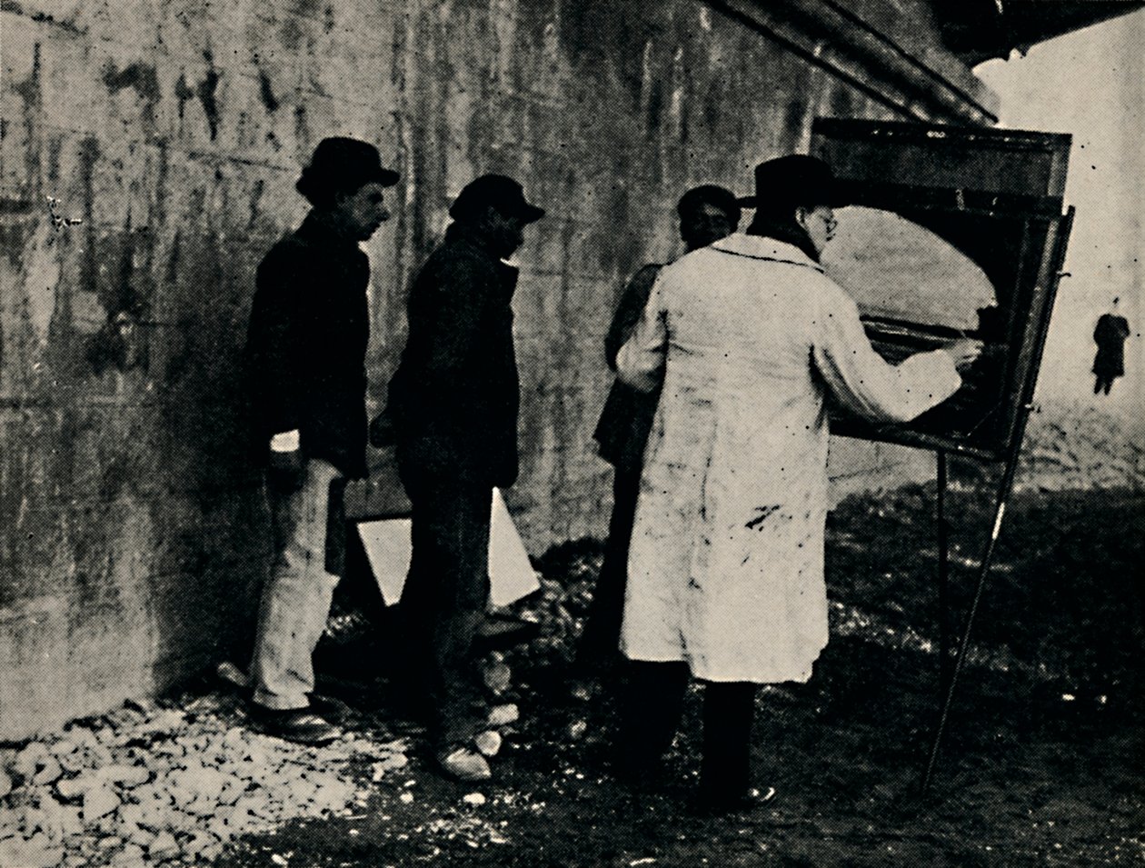 Charles Morin, landskapsmaler, c1945. av Unbekannt