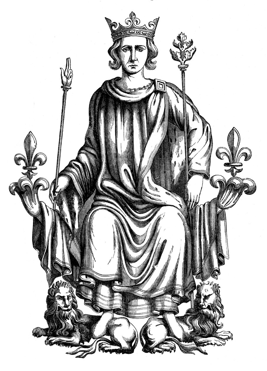 Charles VI, 1300-tallet, 1870 av Unbekannt