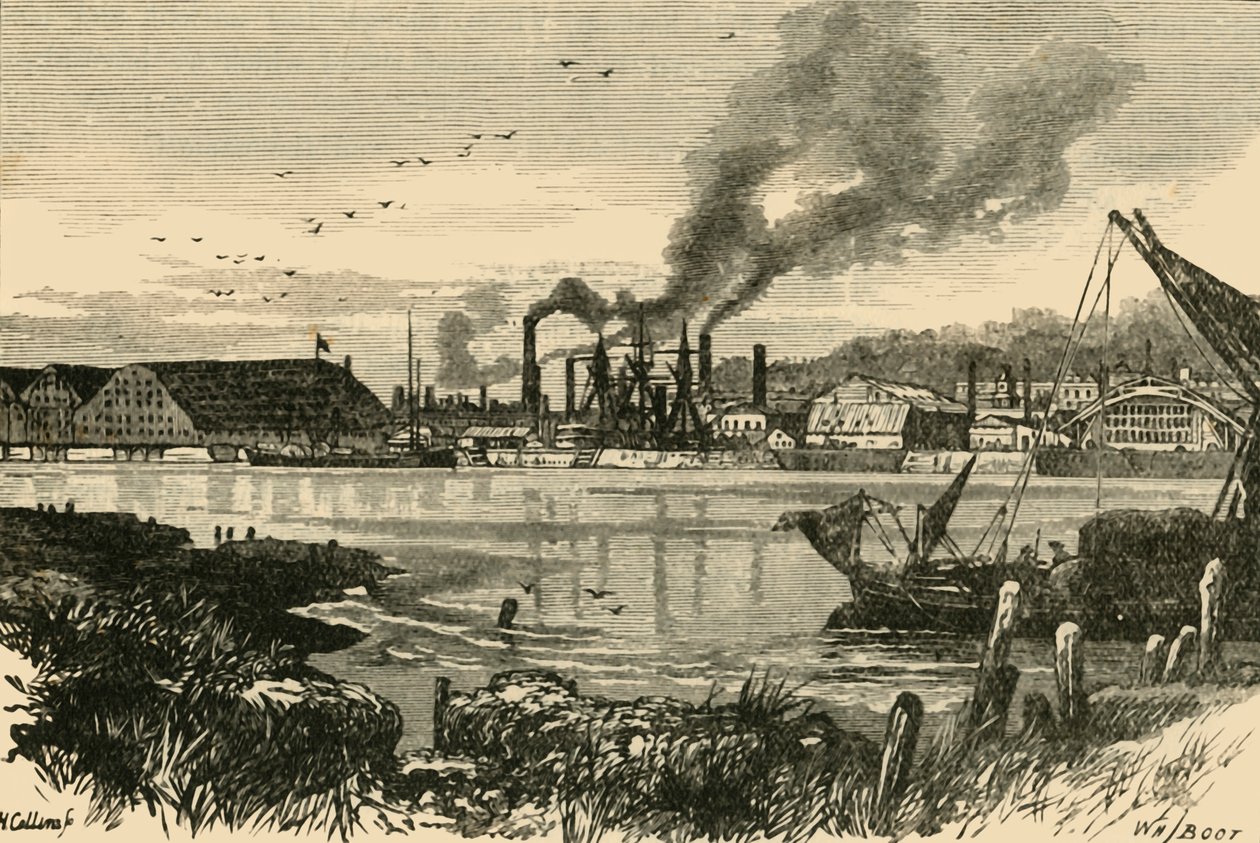 Chatham Dockyard, 1898. av Unbekannt