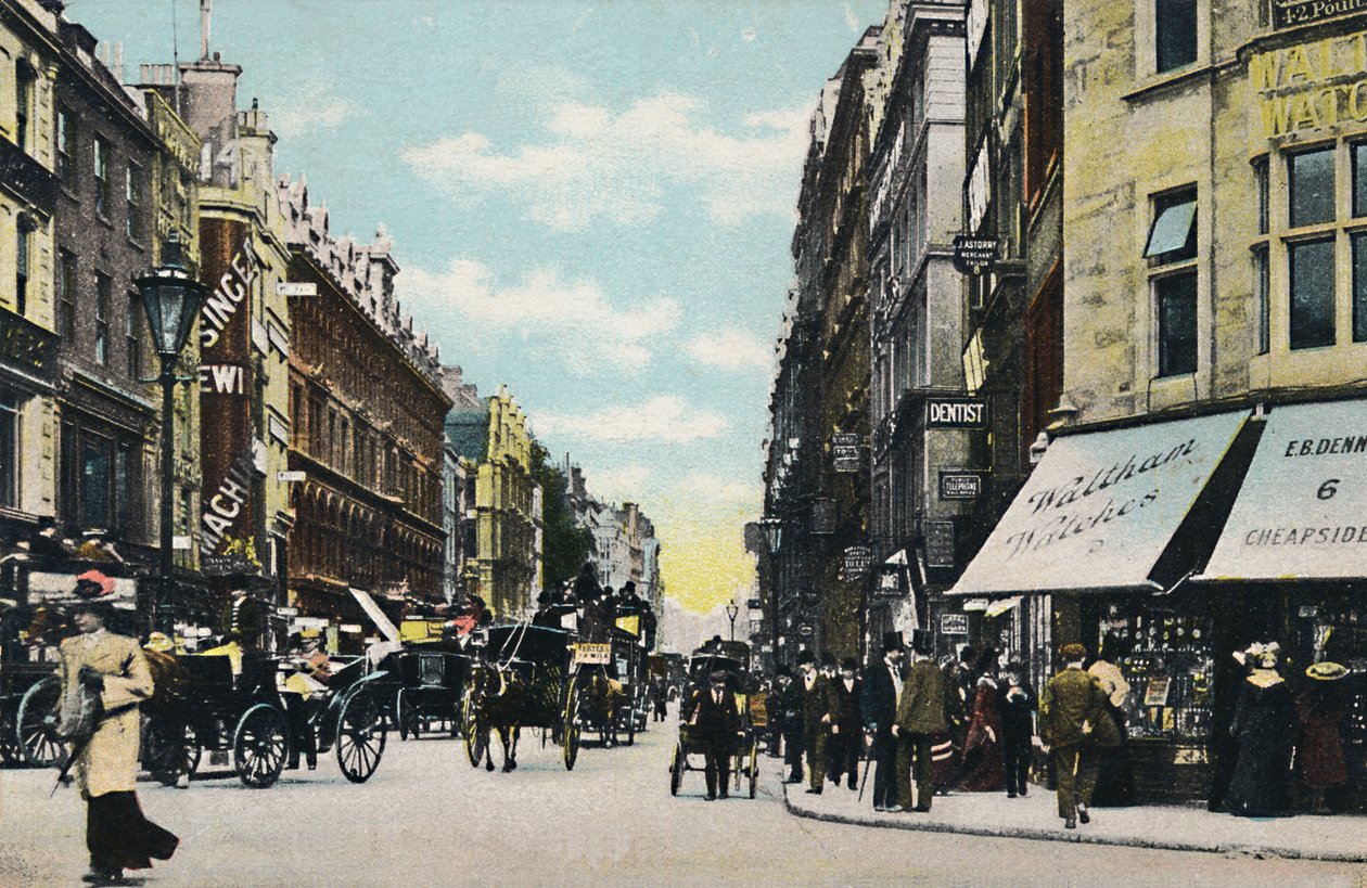Billig side. St. Pauls End. London, 1906. av Unbekannt