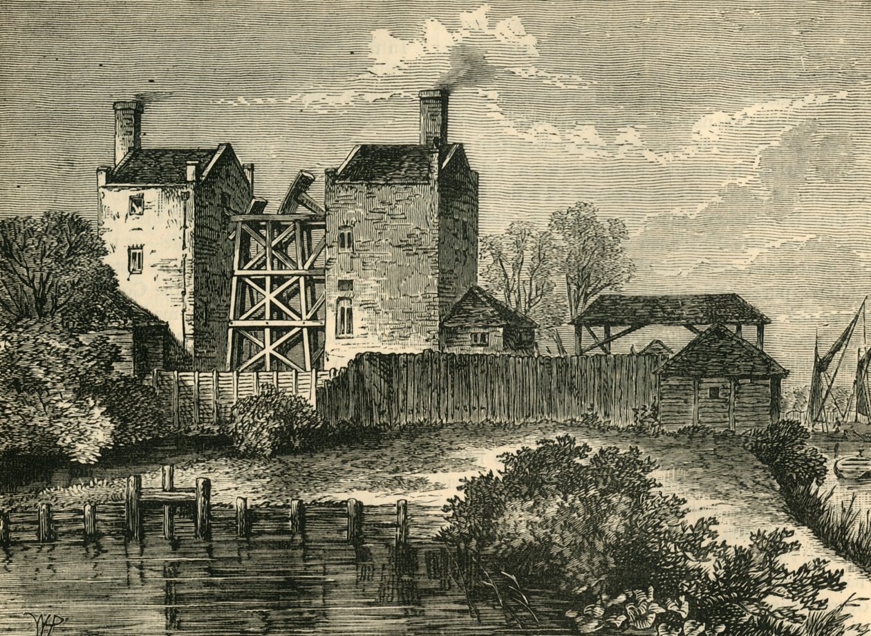 Chelsea Water-Works, i 1750, c1876. av Unbekannt