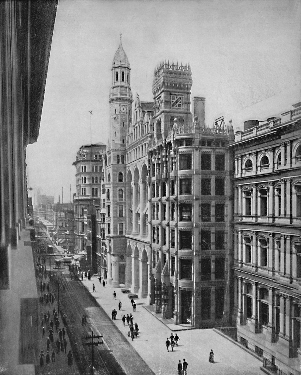Chestnut Street, Philadelphia, c1897. av Unbekannt