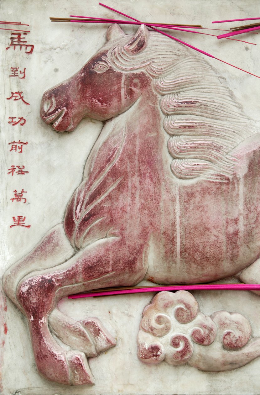 Kinesisk astrologisk tegn. Hvit skytempel, Beijing, Kina av Unbekannt