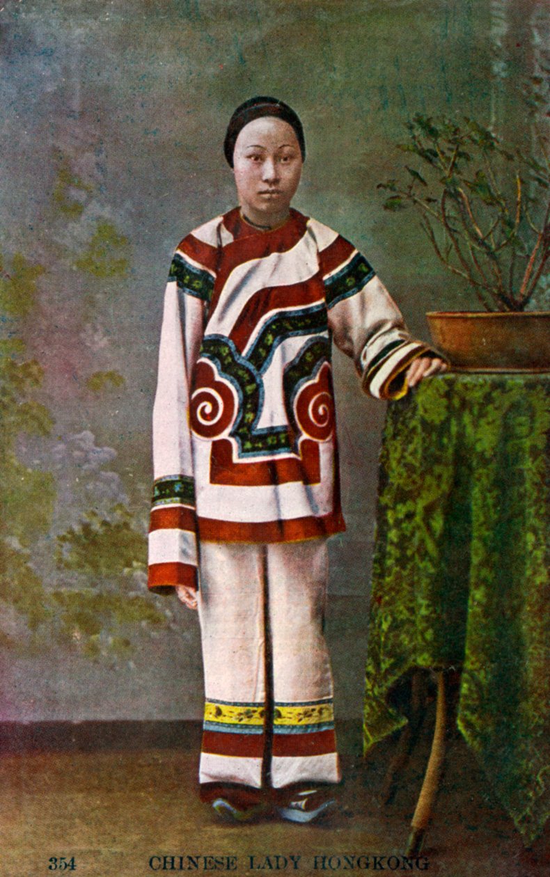 Kinesisk kvinne, Hong Kong, 1900-tallet av Unbekannt