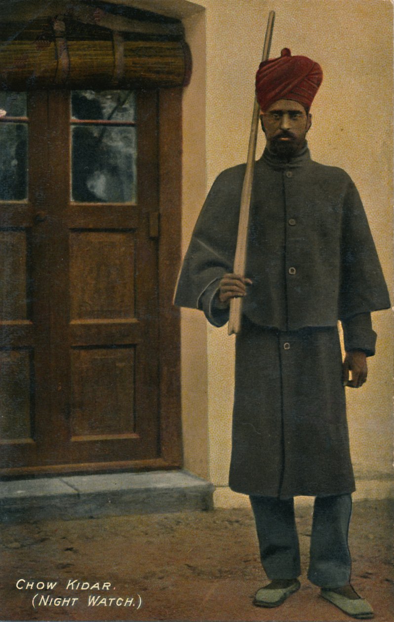 Chow Kidar nattevakt, c1910. av Unbekannt