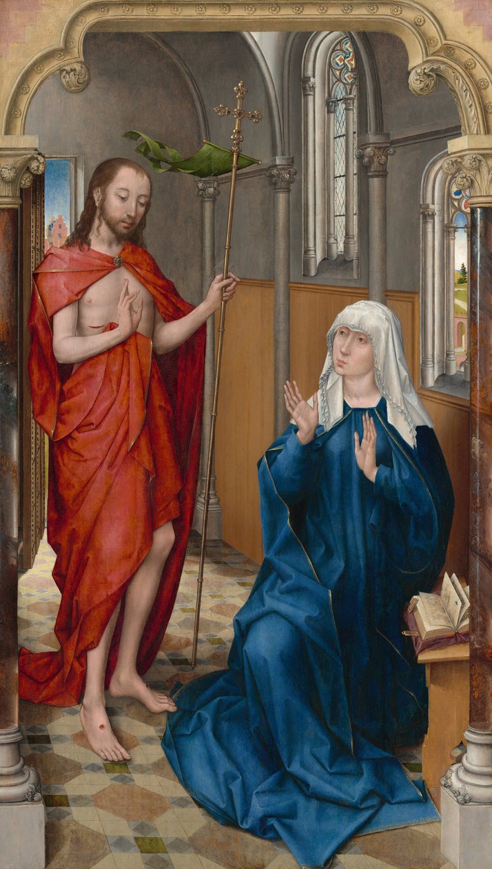 Christ Appearing to the Virgin, c. 1475.    1189346   no       norwegian Successfully Translated  Original: Interior of the Oude Kerk, Delft Translat: Interior of the Oude Kerk, Delft 1302572 no norwegian Successfully Translated Original: Studies of Cows T av Unbekannt