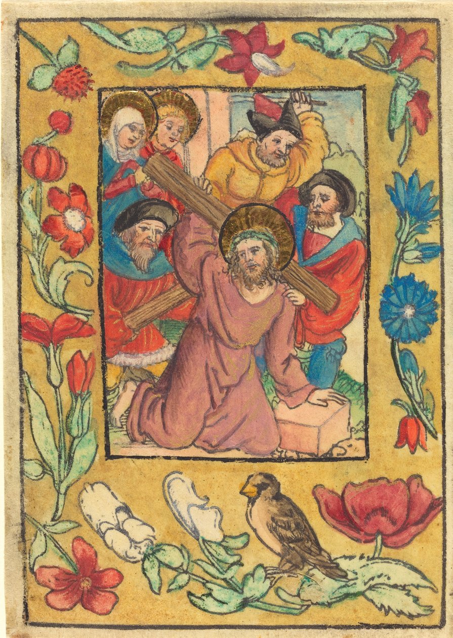 Kristus som bærer korset, ca. 1500. av Unbekannt