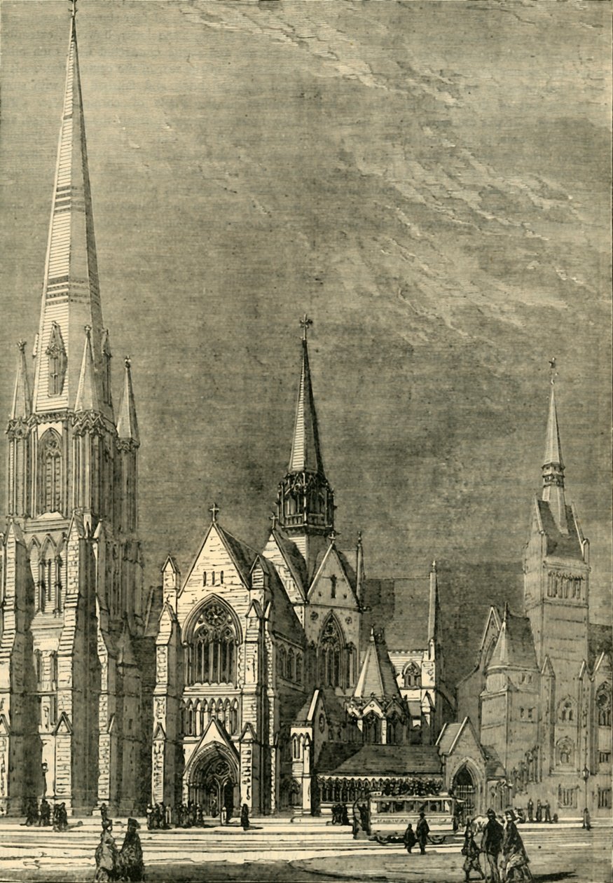 Christ Church, Westminster Bridge Road, c1878. av Unbekannt